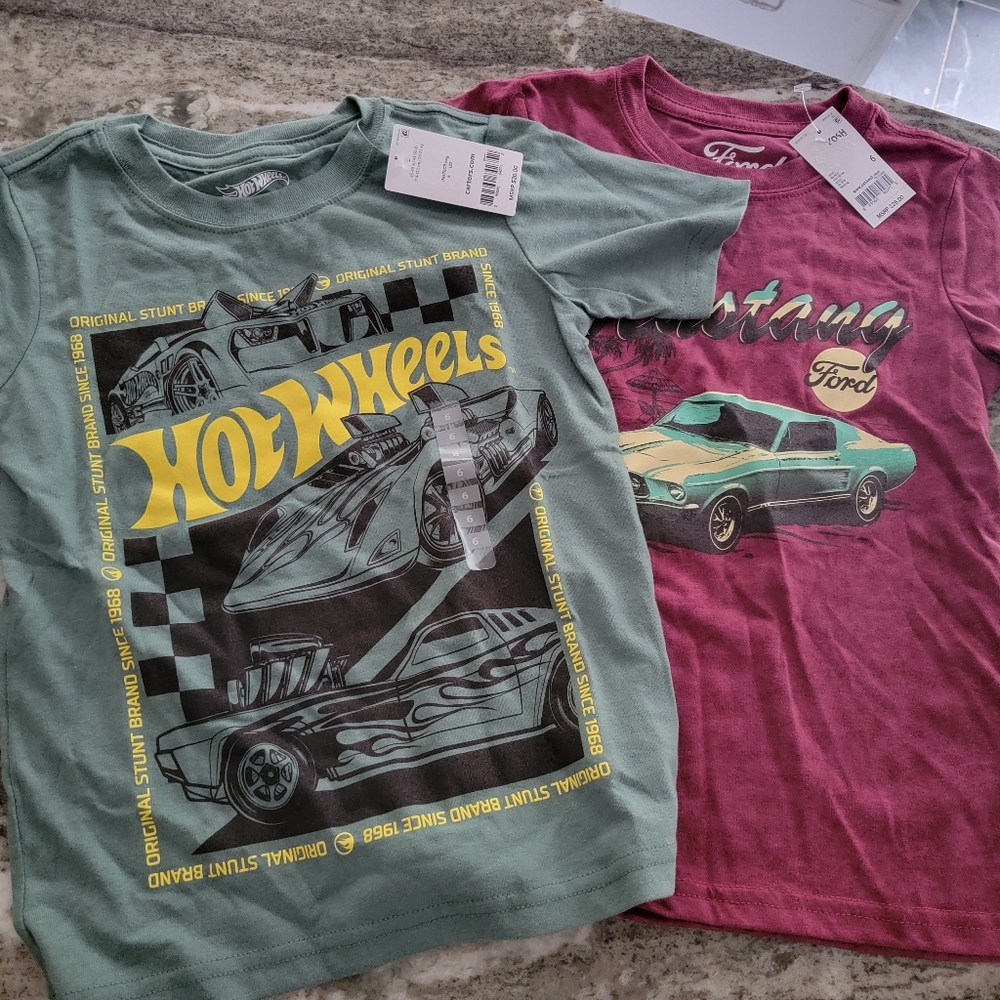 Bundle of 2 boys shirts size 6